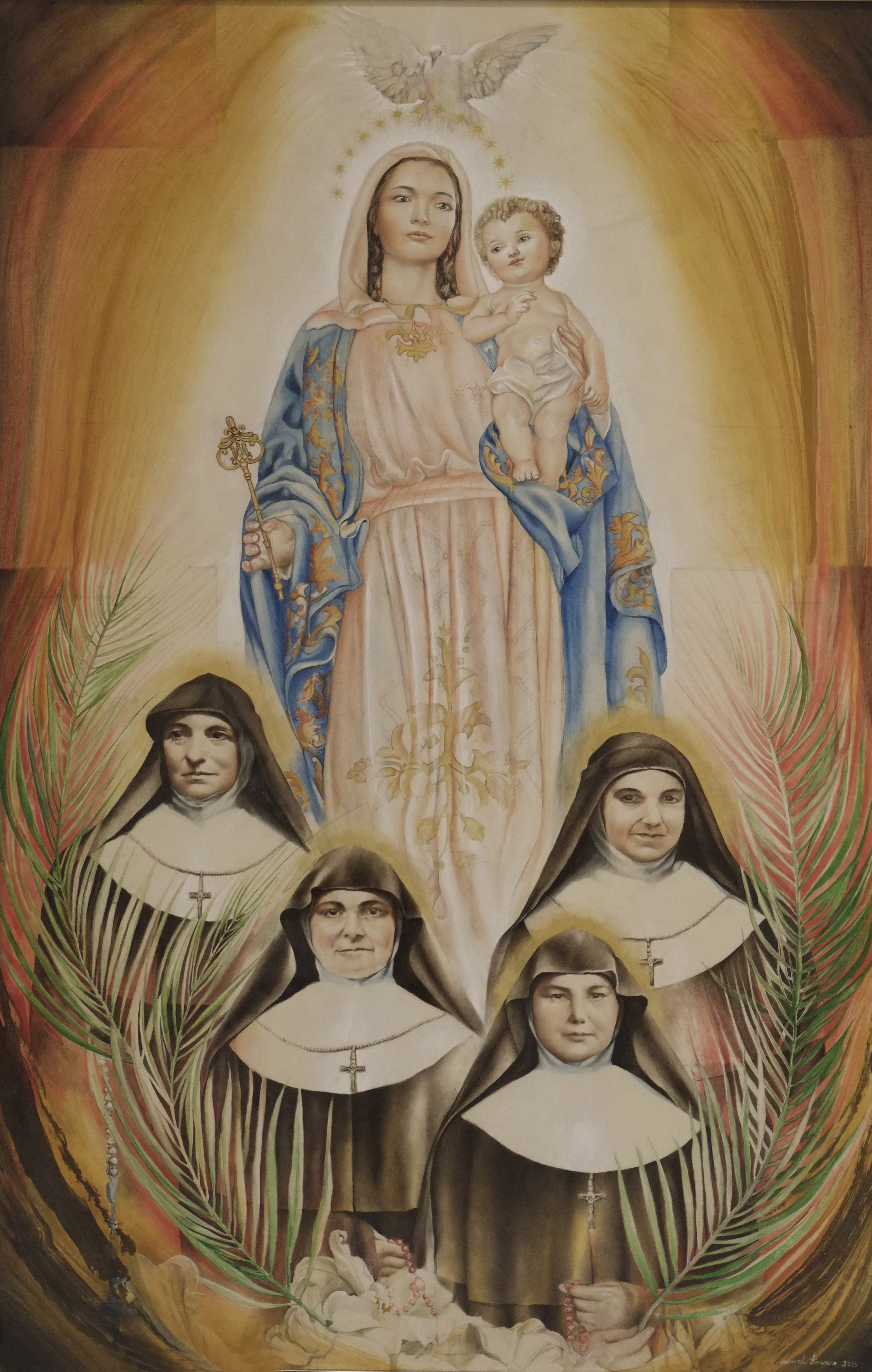 2013 Cuadro Oriiginal Mártires ALTA RESOLU. 