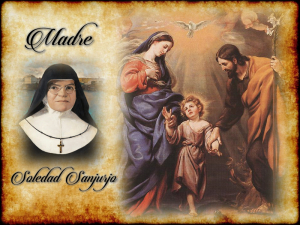 Patriarca San Jos&eacute; y Venerable Soledad Sanjurjo -